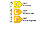 Einbauküche Felde/Navera, magnolia, inkl. Neff Elektrogeräte