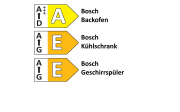 Einbauküche Lenzen/Rosian, alpinweiß/Eiche San Remo Nachbildung, inkl. Bosch Elektrogeräte