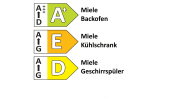 Einbauküche Stadum, Eiche Sierra Nachbildung, inkl. Miele Elektrogeräte