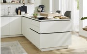 Einbauküche Esilia, weiß, inkl. Siemens Elektrogeräte