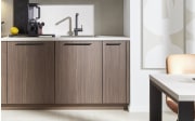 Einbauküche Stadum, Nussbaum Milano Nachbildung, inkl. AEG Elektrogeräte