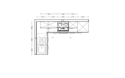 Einbauküche IP 1200, Seeahorn Nachbildung, inkl. Elektrogeräte