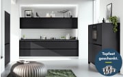 Einbauküche IP 1200, schwarz, inkl. Privileg Elektrogeräte