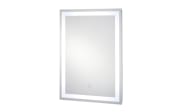 Spiegel James, Aluminium, 40 x 60 cm, inkl. Beleuchtung