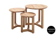 Couchtisch Faye, Asteiche massiv