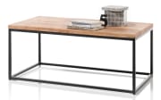 Couchtisch Sakura III, Asteiche massiv, schwarz lackiert