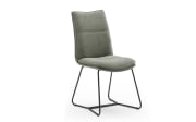 Essgruppe Hampton/Everett, anthrazit, inkl. Tischplatte aus Glas