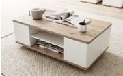 Couchtisch Palermo, weiß/Viking Oak Nachbildung