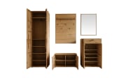 Garderobenkombination Binz, holz