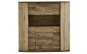 Highboard Cabana, Eiche Artisan, Eiche Ribbeck cognac Nachbildung, inkl. Korpusfrontbeleuchtung