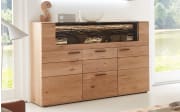 Highboard Runa, Kerneiche Natur gebürstet