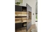 Sideboard Runa, Kerneiche natur/anthrazit