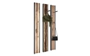 Wandgarderobe Salvo, Kerneiche/anthrazit, inkl. Beleuchtung