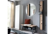 Wandspiegel Salvo, holz/anthrazit, inkl. Rückwandbeleuchtung