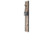 Wandgarderobe Salvo, Kerneiche/anthrazit, 190 cm, inkl. Beleuchtung