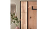 Wandgarderobe Salvo, holz/anthrazit, inkl. Beleuchtung