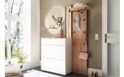 Wandgarderobe Salvo, holz/anthrazit, inkl. Beleuchtung