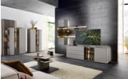 Highboard Audra, Altholzbuche/sand, links