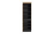 Garderobenschrank Corte, Eiche-Nachbildung/grau, inkl. Push-to-Open Funktion