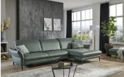 Leder Wohnlandschaft Mirum, opal