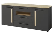 Sideboard Loft-Two, graphit supermatt