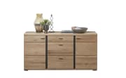 Sideboard Sonos II, Alteiche massiv/Artisan Eiche-Nachbildung