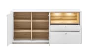 Sideboard Arktis, Eiche/weiß