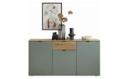 Highboard Ina, schilfgrün/Artisan Eiche, 180 cm