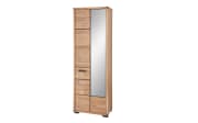 Garderobenschrank Genua, Wildeiche/graphit