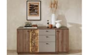Sideboard  Calmera-V, massive Esche, inkl. LED-Beleuchtung