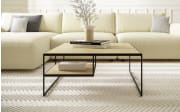 Couchtisch Toscana, Wildeiche, schwarz