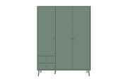 Kleiderschrank Harllson EasyKlix, salbeigrün, 154,2 cm
