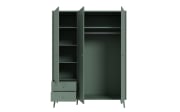 Kleiderschrank Harllson EasyKlix, salbeigrün, 154,2 cm