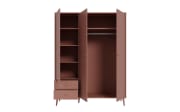 Kleiderschrank Harllson EasyKlix, terracotta, 154,2 cm