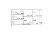 Sideboard Jytana, Mauvelle Eiche-Nachbildung/schwarz