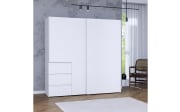 Kleiderschrank Winn2, weiß, 200 x 200,5 cm