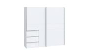 Kleiderschrank Winn2, weiß, 200 x 200,5 cm