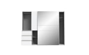 Kleiderschrank Winn2, weiß, 249 x 200,5 cm