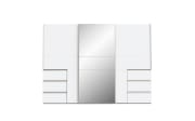 Kleiderschrank Winn2, weiß, 269,7 x 200,5 cm