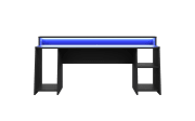 Gaming-Schreibtisch Tezaur, schwarz, 200 cm