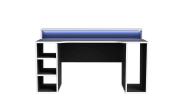 Gaming-Schreibtisch Tezaur, schwarz/weiß, 160 cm