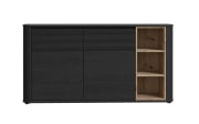 Sideboard Breathtaker, Artisan Eiche Nachbildung/schwarz
