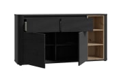 Sideboard Breathtaker, Artisan Eiche Nachbildung/schwarz