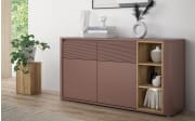 Sideboard Breathtaker, Mauvelle Eiche-Nachbildung/terracotta