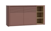 Sideboard Breathtaker, Mauvelle Eiche-Nachbildung/terracotta