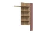 Wandregal Breathtaker, Mauvelle Eiche Nachbildung/terracotta