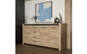 Kommode San Cayetano, Mauvella Eiche-Nachbildung, 206 cm