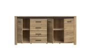 Kommode San Cayetano, Mauvella Eiche-Nachbildung, 206 cm