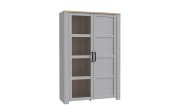 Vitrine Bohol, Riviera Eiche-Nachbildung/grau, 106,4 cm