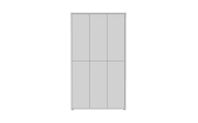 Schuhschrank Alice Springs, grau, inkl. Push-to-Open Funktion